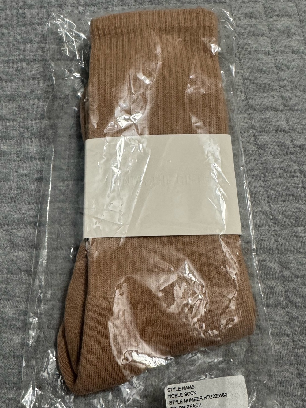 Honor the Gift Men’s Noble Crew Sock Peach Size 12 to 14